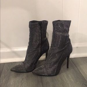 Sparkly Heel Boots